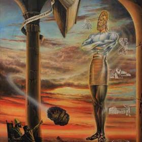 The Nebuchadnezzar's Dream | surrealism. Author: Josef Vašák.