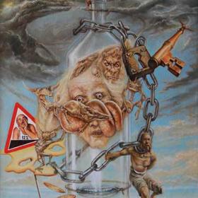 Nebezpečné klesání | surrealismus. Autor: Josef Vašák.