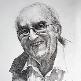 Portrait of old man By: Josef Vašák